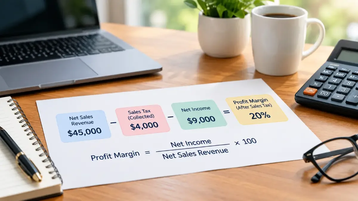 How to Calculate Profit Margin After Sales Tax