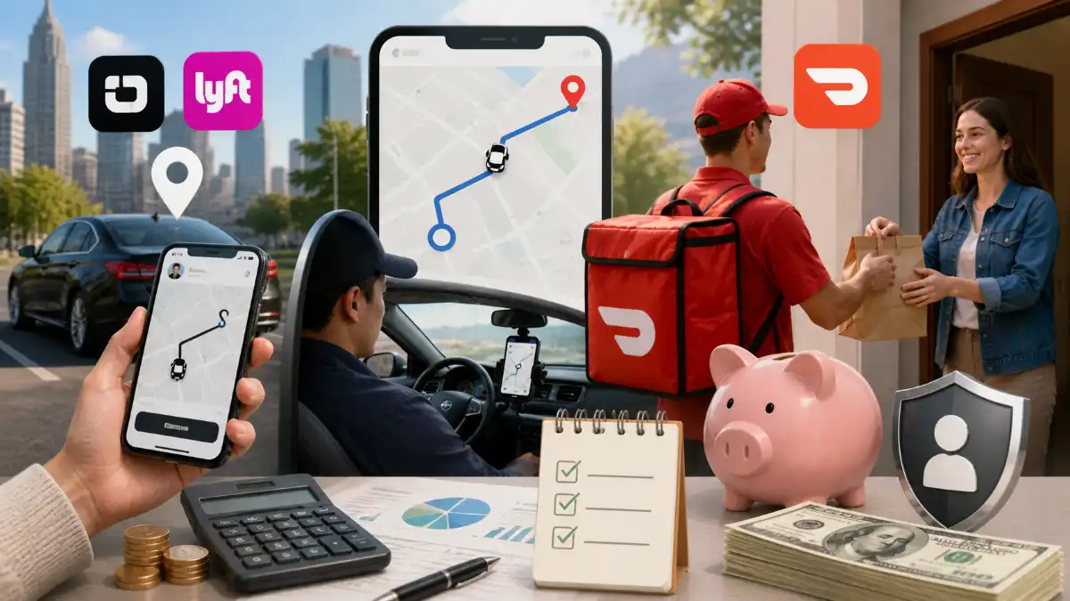 Sales Tax for Uber, Lyft & DoorDash: What Riders Pay and What Drivers Owe (2026)