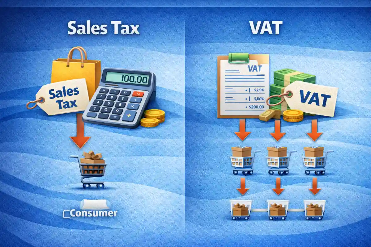 Sales Tax vs. VAT: What’s the Difference?